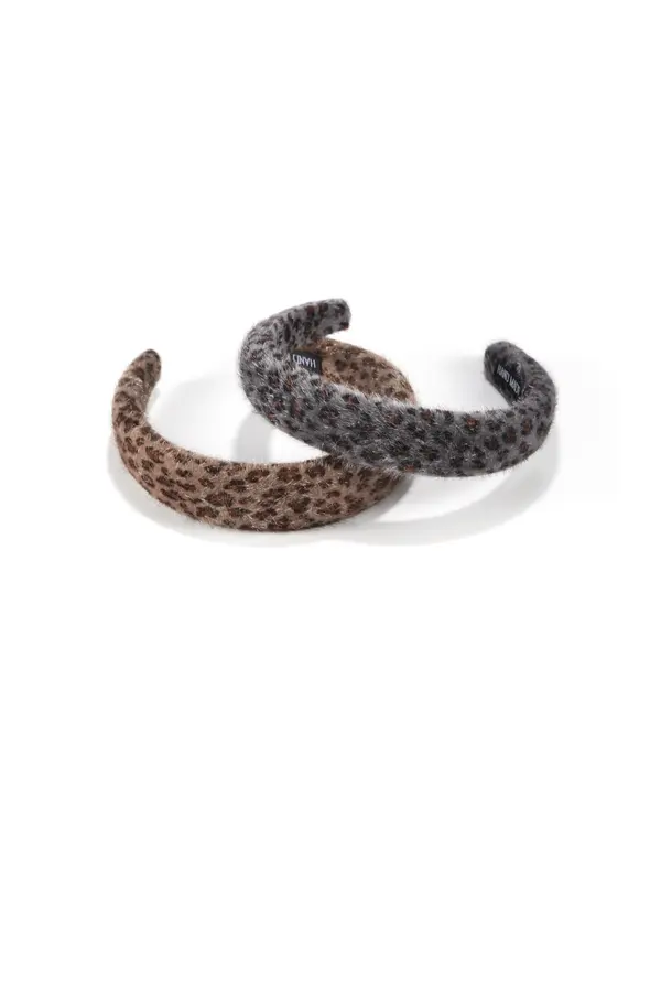 Leopard Padded Headband - Wide Comfort Band product image 1