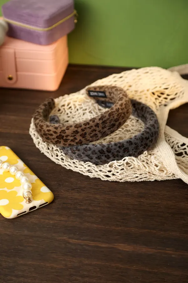 Leopard Padded Headband - Wide Comfort Band product image 4