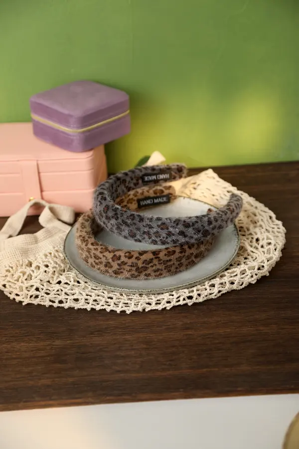 Leopard Padded Headband - Wide Comfort Band product image 5