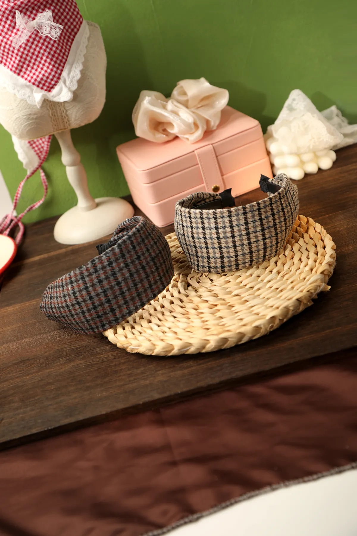 Houndstooth Padded Headband - Wide Hairband product image 7