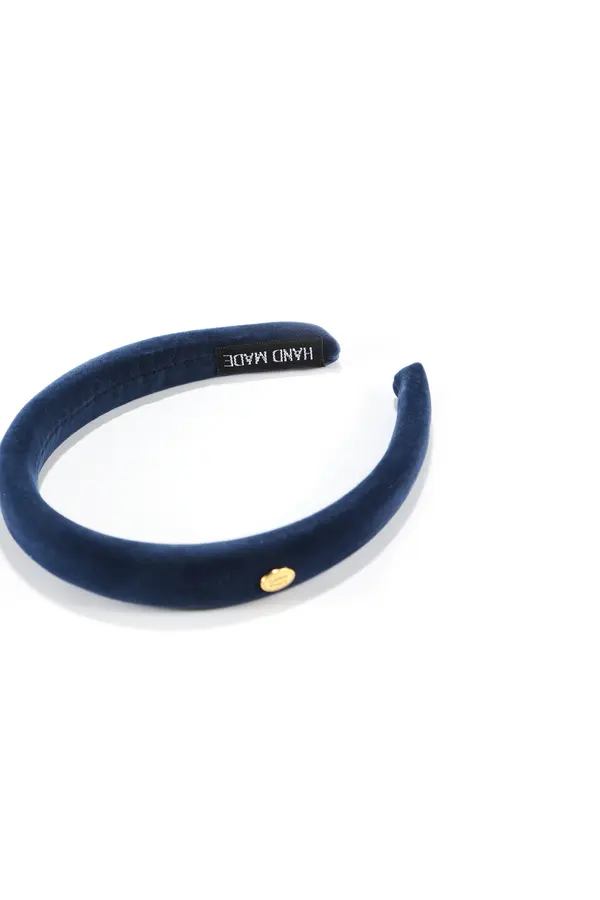 Velvet Padded Headband - Gold-Accent Hairband product image 4