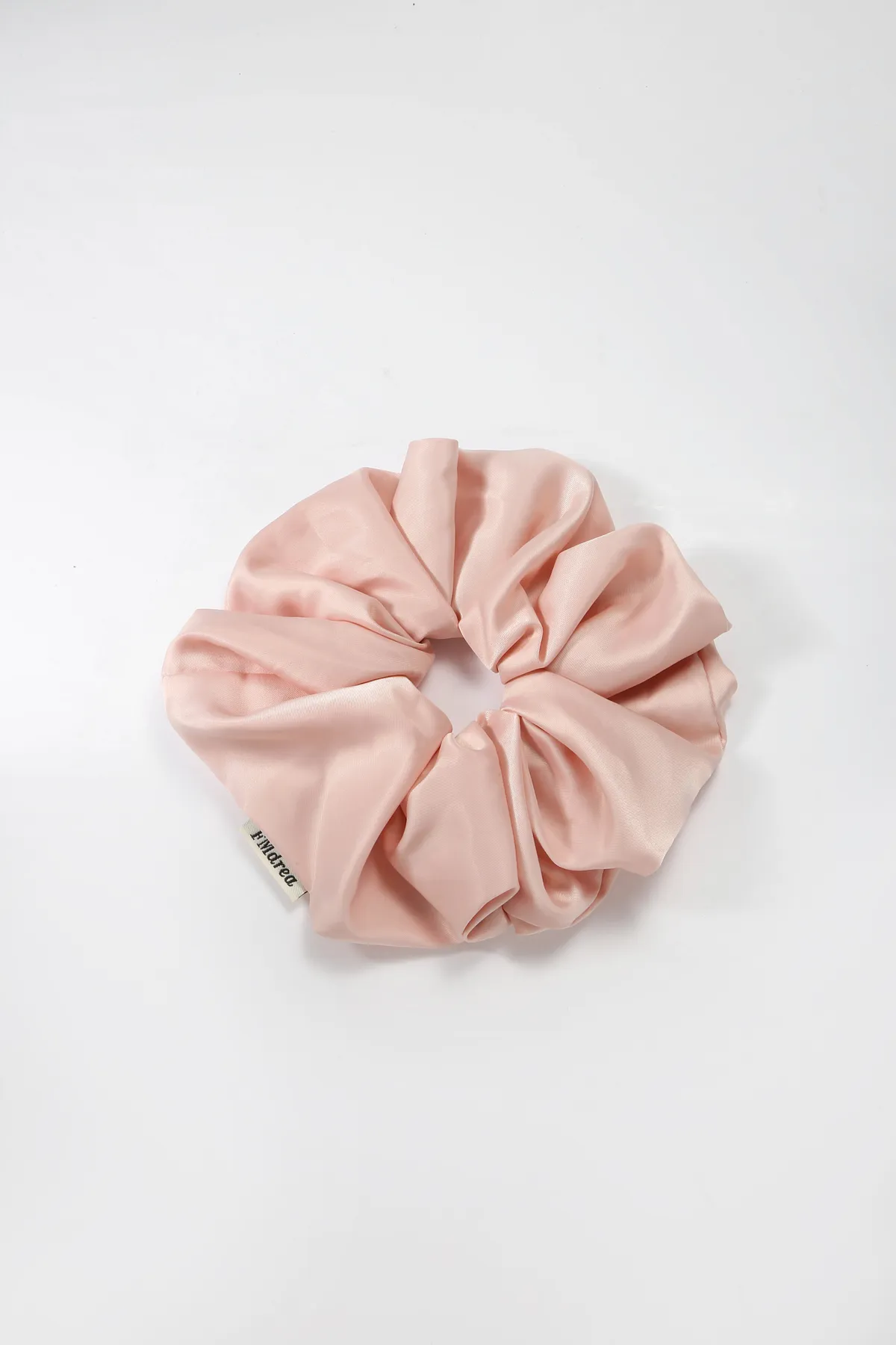 Black Satin Scrunchie - Silky Everyday Hair Tie product image 4