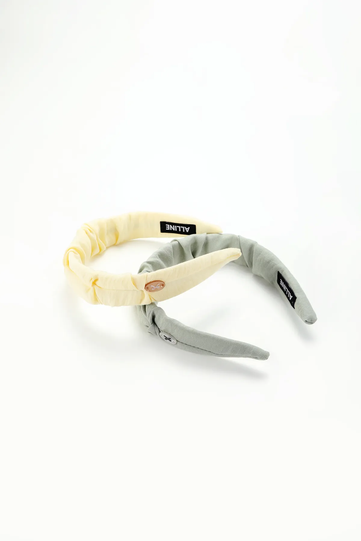Buttercream Ruched Headband - Wide Soft Band product image 6