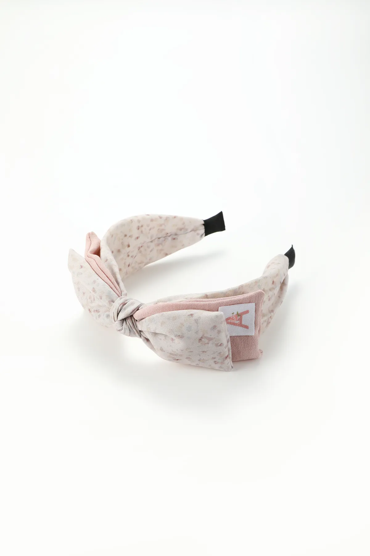 Lavender Floral Bow Headband - Wide Comfort Band product image 4