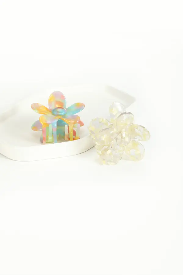 Translucent Flower Claw Clip - Strong-Hold Hair Clip product image 7