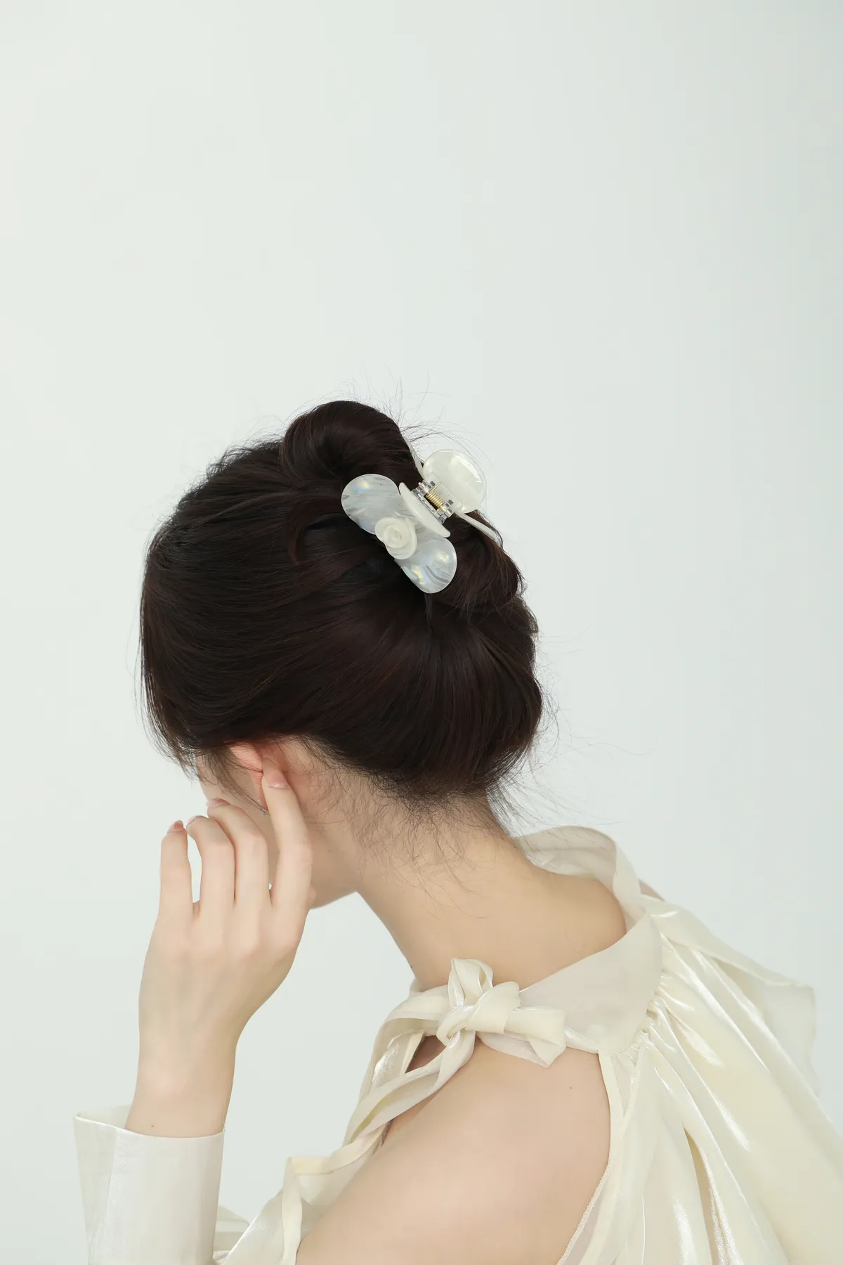 Pearlescent Butterfly Claw Clip - Statement Hair Clip product image 1