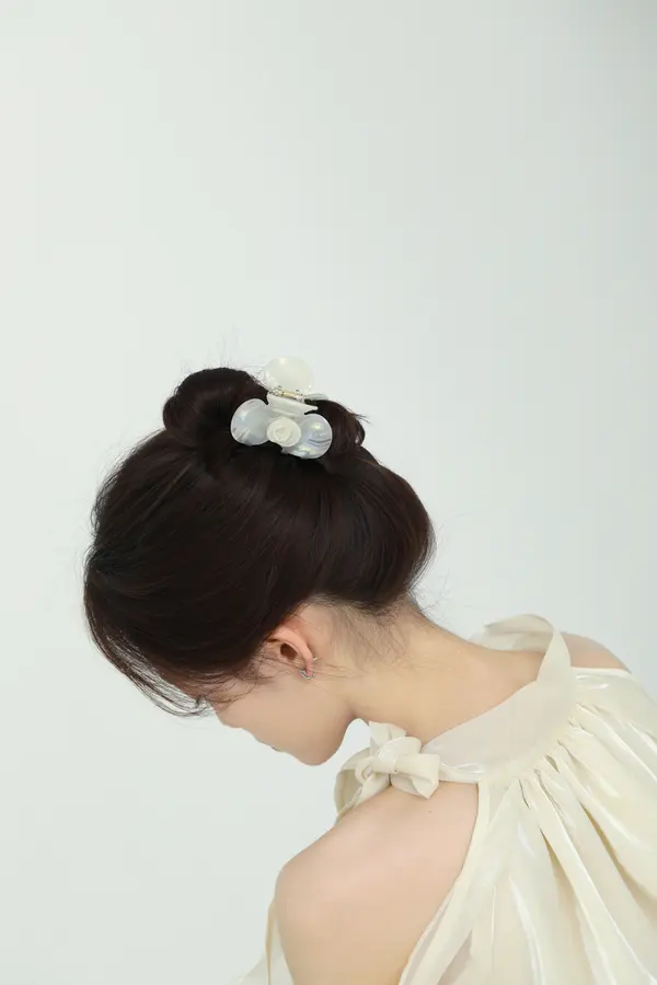 Pearlescent Butterfly Claw Clip - Statement Hair Clip product image 2