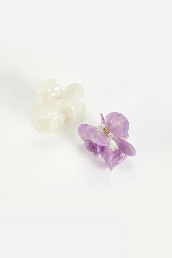 Pearlescent Butterfly Claw Clip - Statement Hair Clip product image 6
